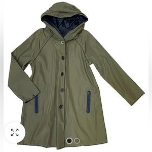 NWT! UbU Reversible Raincoat with Hood